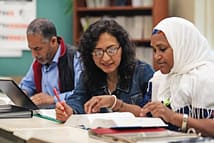 A classroom of immigrants at school 40668